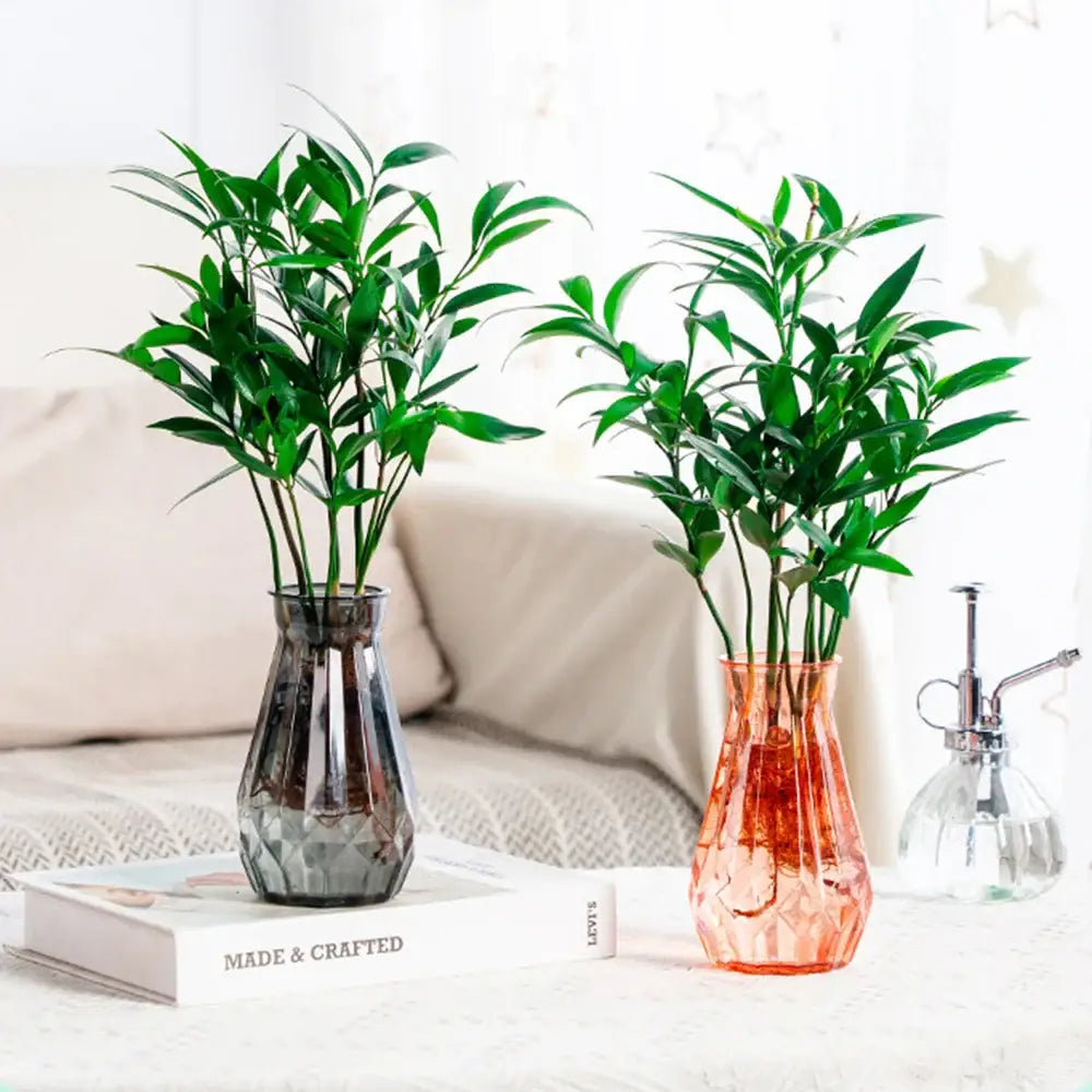 Modern Decorative Vase with Colorful Glass Style