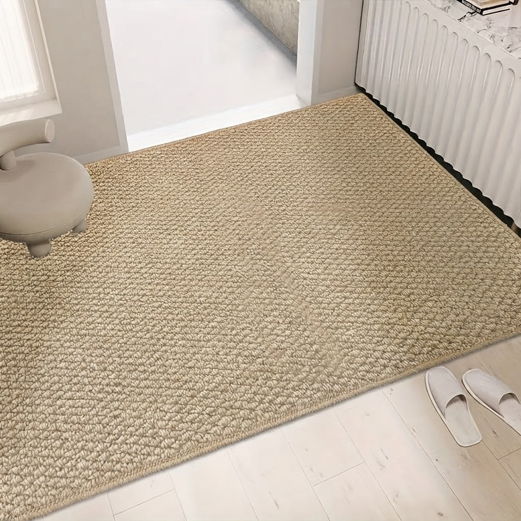 Non-Slip Absorbent Door Mat With Washable Woven Loop Pile Surface - Image 5