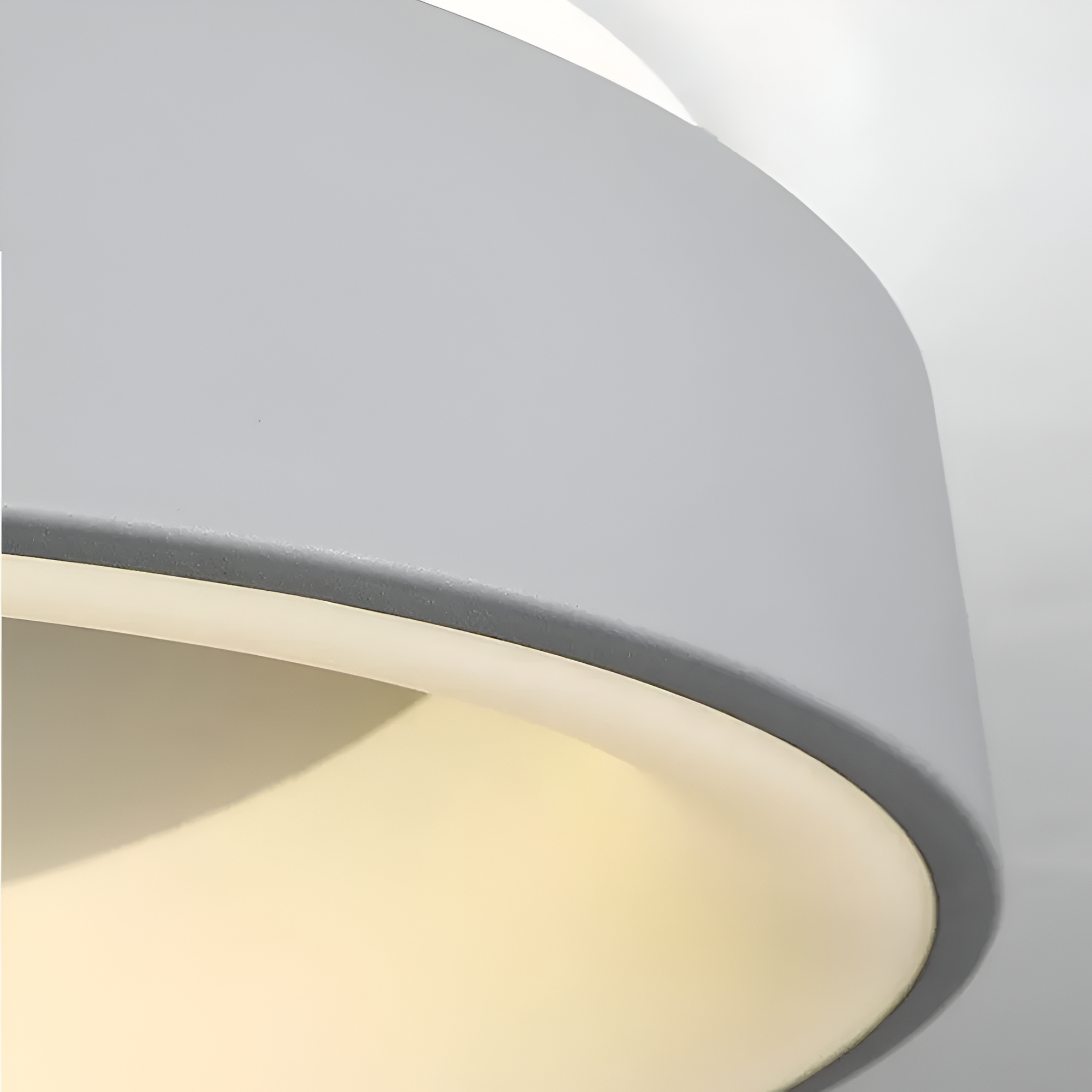 Nordic Round LED Ceiling Light with Soft Halo