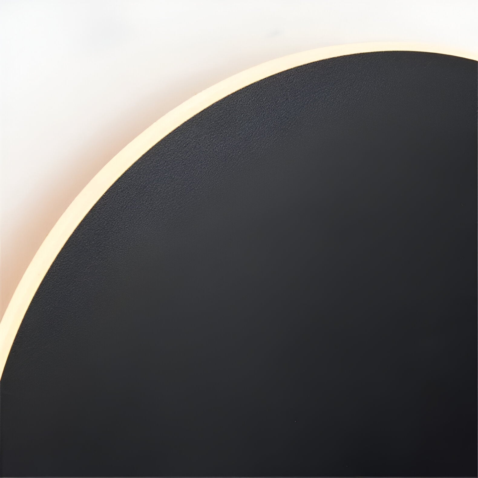 Modern Round LED Wall Sconce with Halo Glow