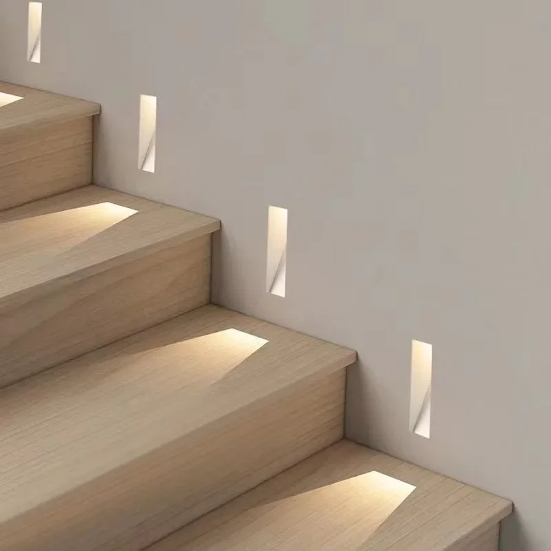 Nordic Frameless Stainless-Steel Stair LED Wall 1-Light
