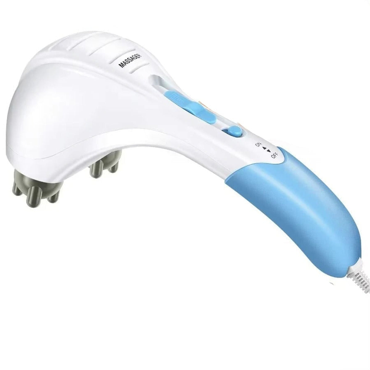 Dual Vibration Handheld Electric Massager With Adjustable Intensity For Muscle Relief - Image 1