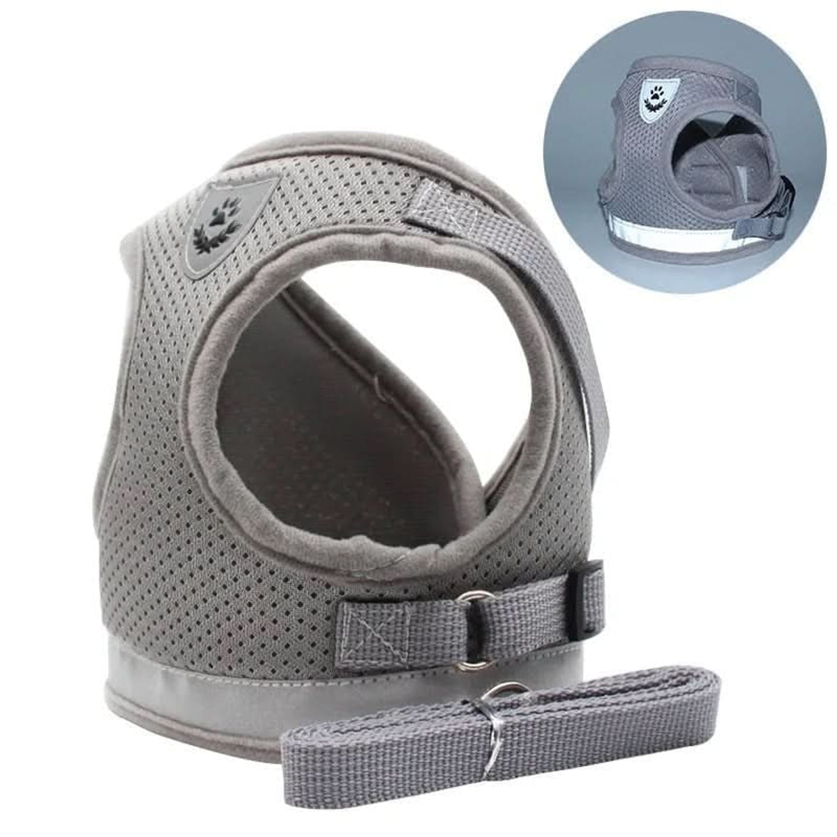 Escape-Proof Cat Harness With Reflective Details And Leash - Image 8