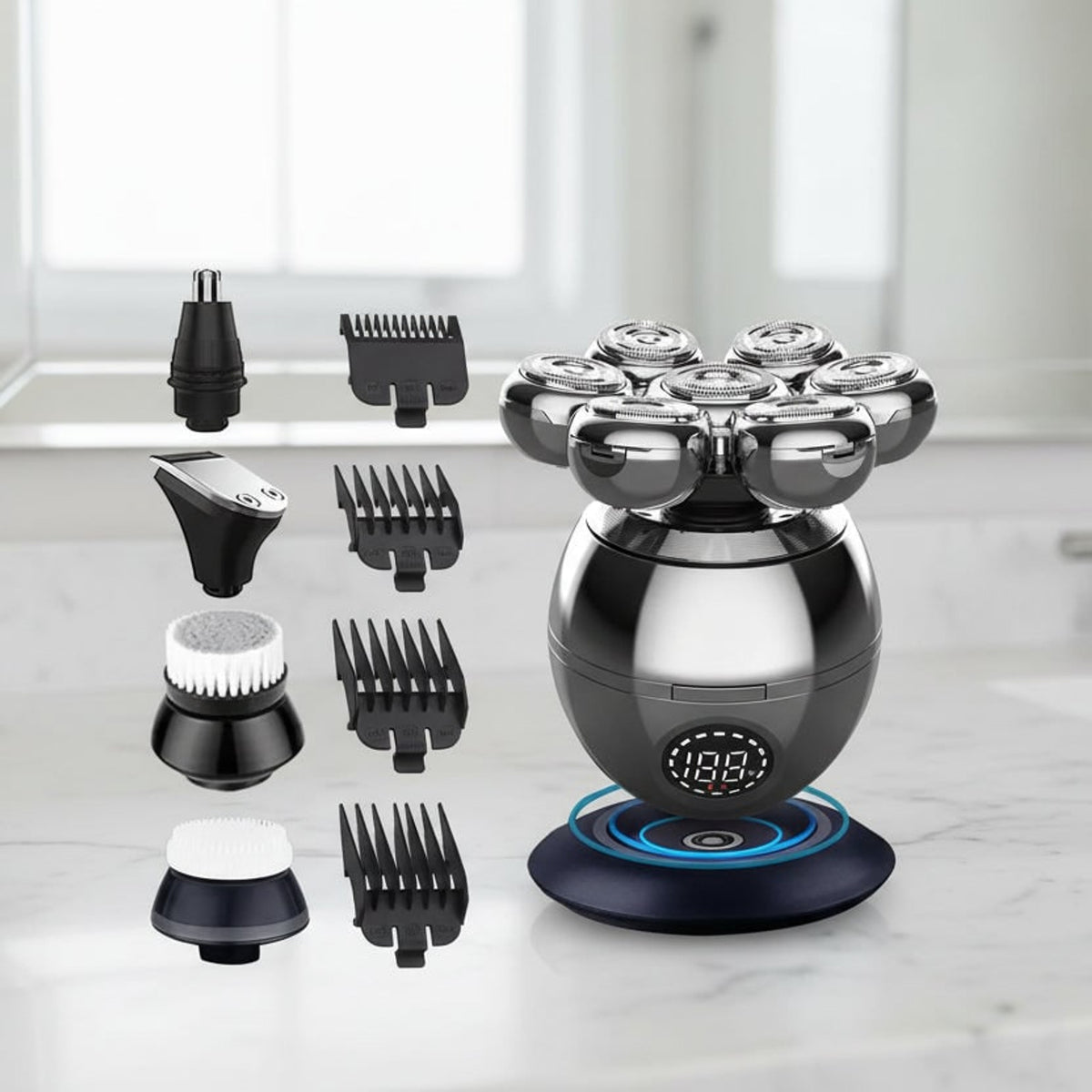 Flexishave Pro 7D Electric Shaver For Men With Precise Contour Adjustment And IP68 Water Protection - Image 1