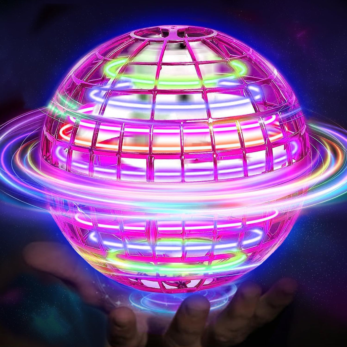 Flying Ball Boomerang With LED Lights And Hand Gesture Control - Image 2