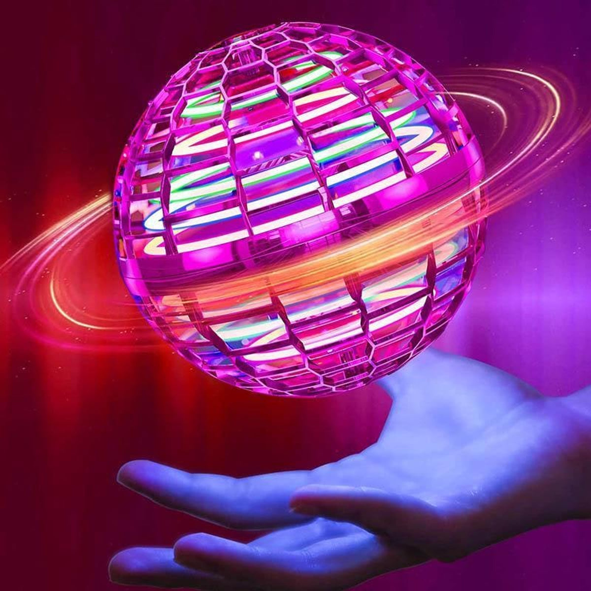 Flying Ball Boomerang With LED Lights And Hand Gesture Control - Image 4