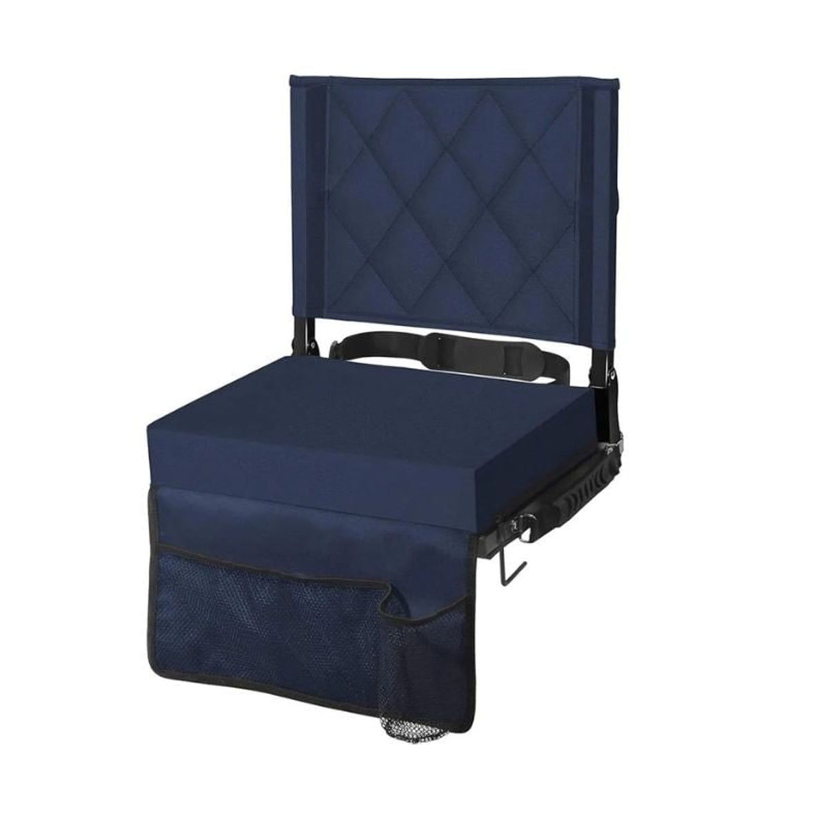 Folding Stadium Seat With Quilted Cushion And Shoulder Strap - Image 8