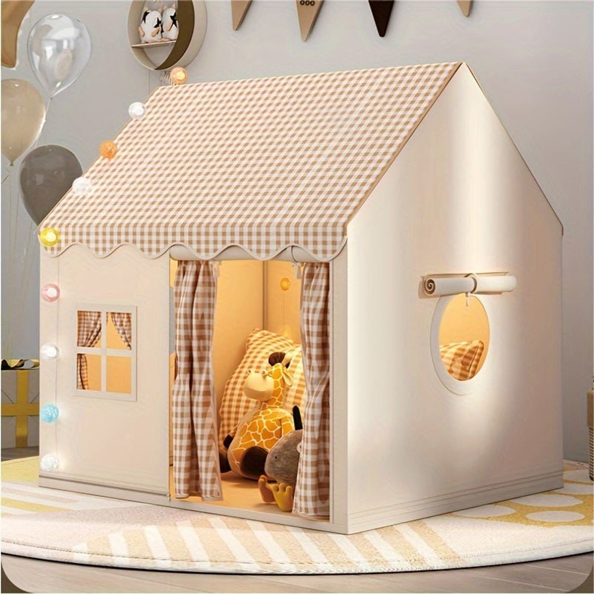 Funhub Cozy Indoor Play Tent For Children With Soft Fabric And Sturdy Frame - Image 1