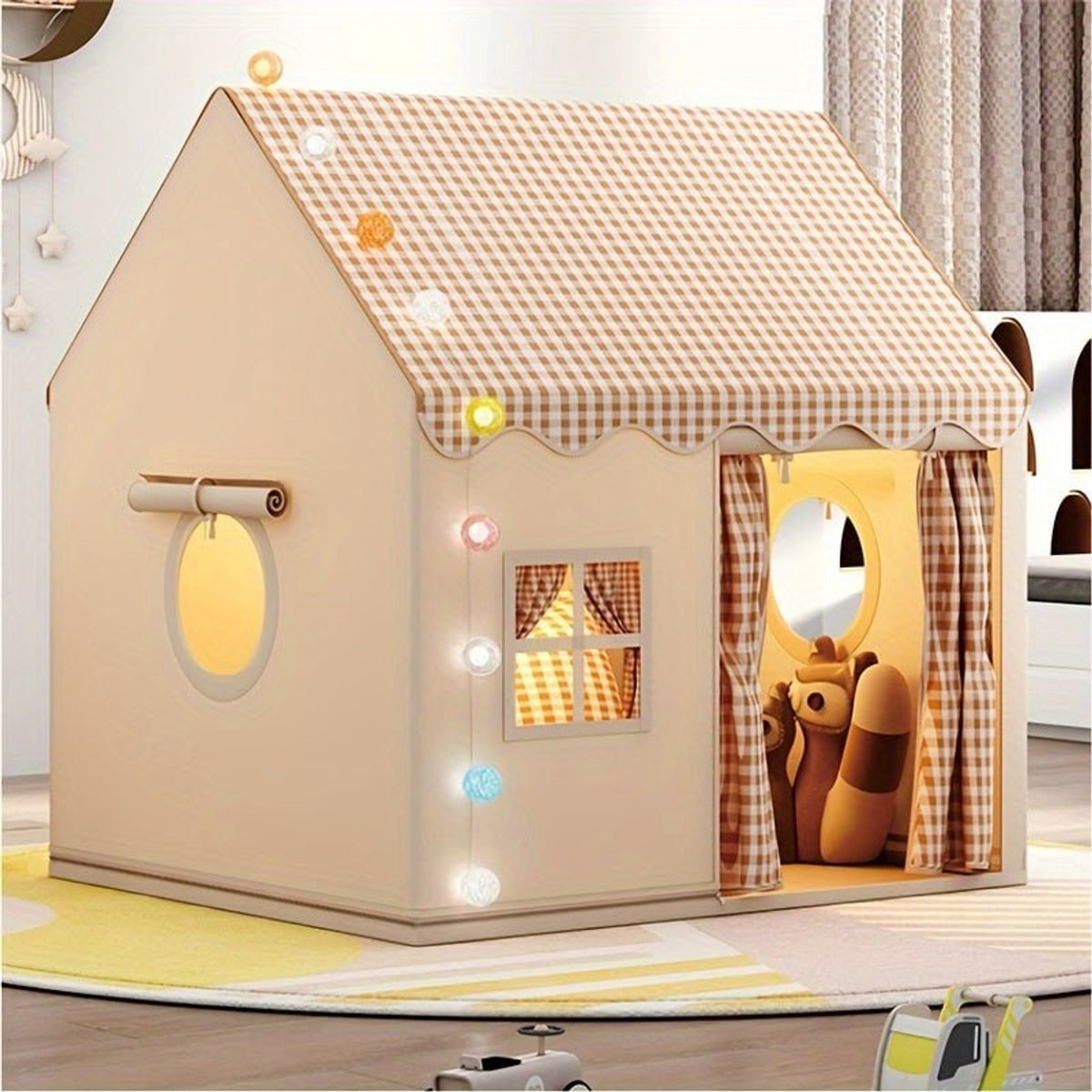 Funhub Cozy Indoor Play Tent For Children With Soft Fabric And Sturdy Frame - Image 2