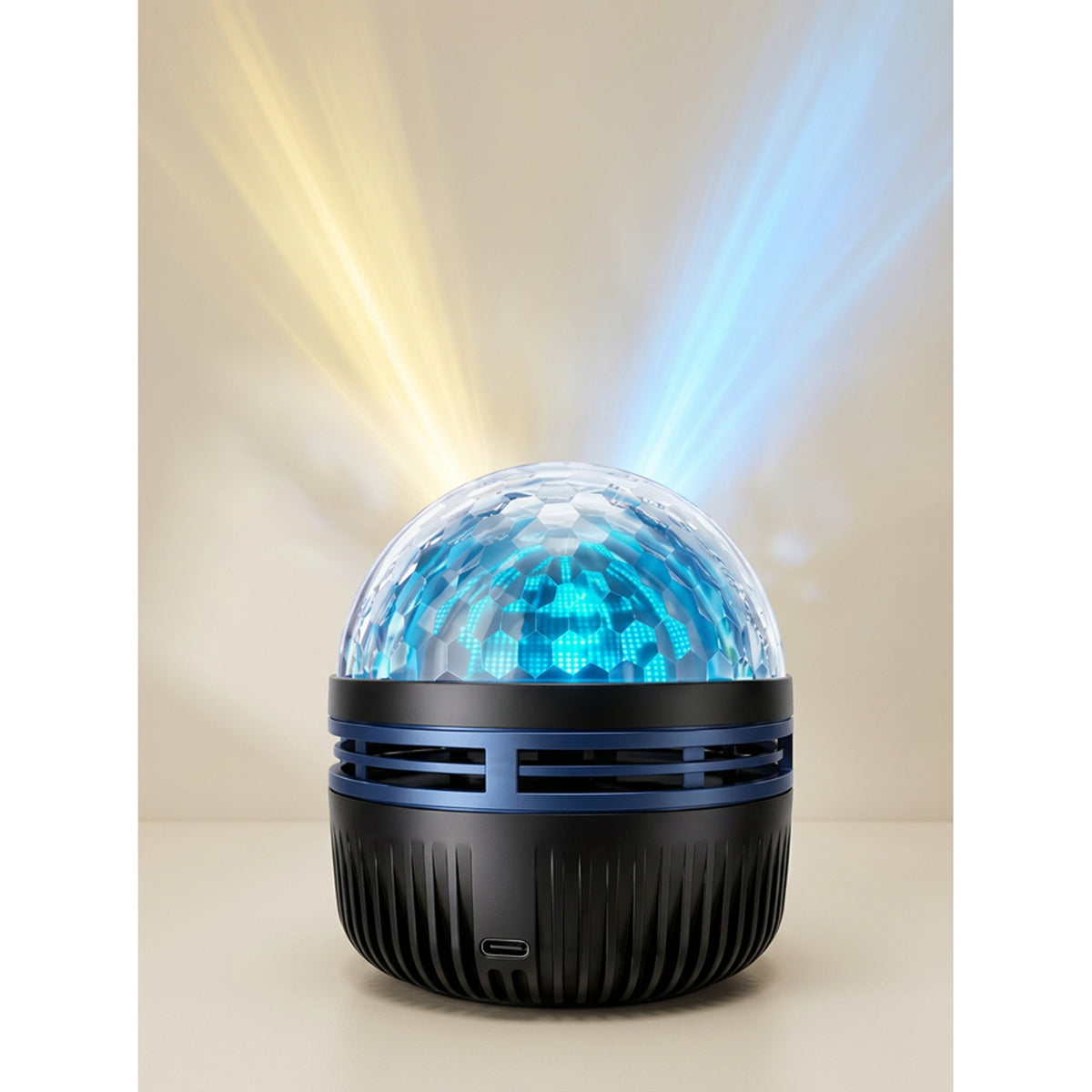 Galaxy Projector With Faceted Compact Dome And Dynamic Light Effects - Image 1