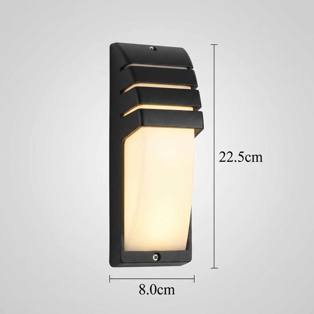 Modern Motion Sensor Outdoor LED Wall Light