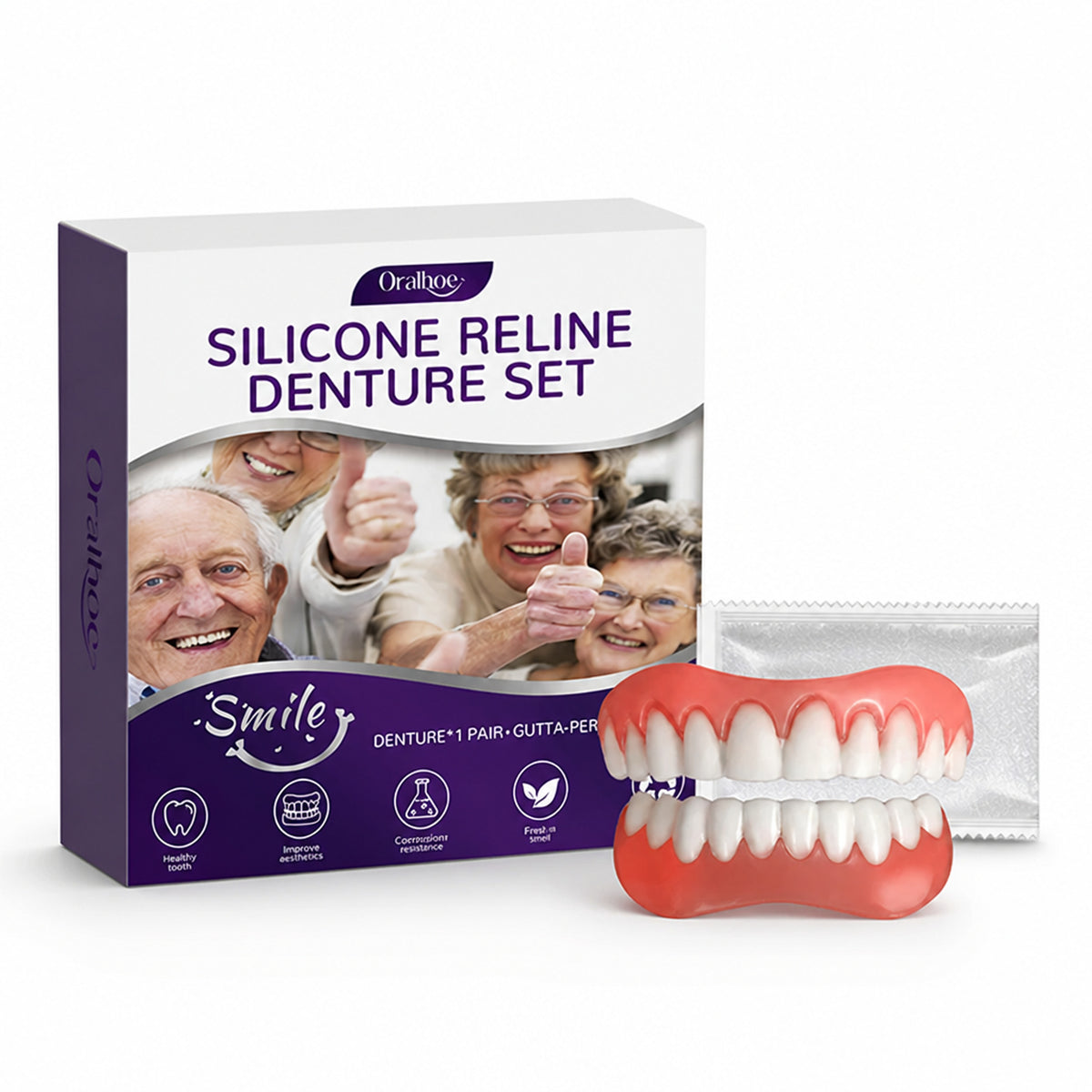 High-Elastic Silicone Denture Reline Kit For A Secure Comfortable Fit - Image 1