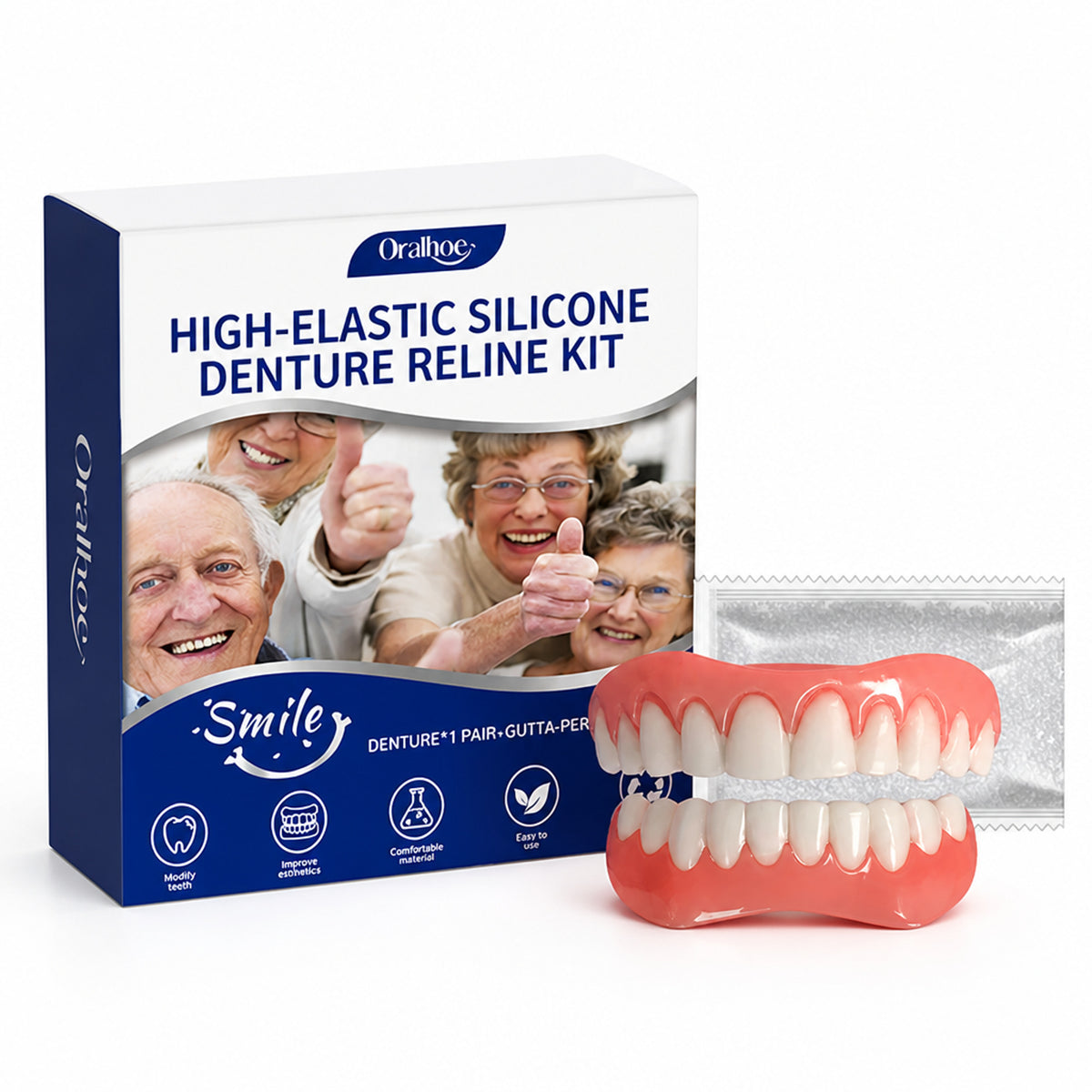 High-Elastic Silicone Denture Reline Kit For A Secure Comfortable Fit - Image 6