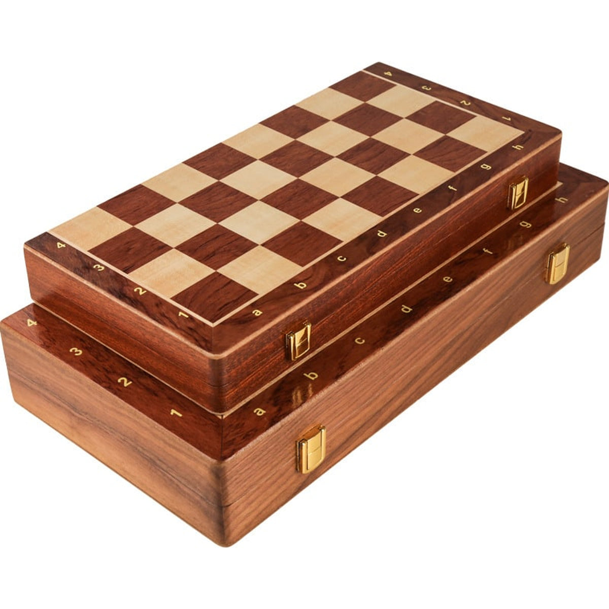 Large Solid Wood Folding Chess Set For Children - Image 1
