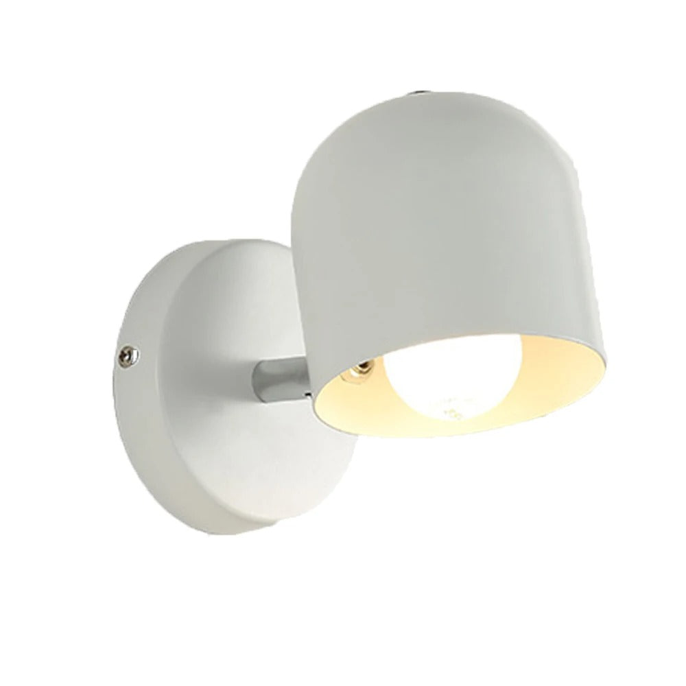 Modern Macaron Dome Wall Sconce with Glass