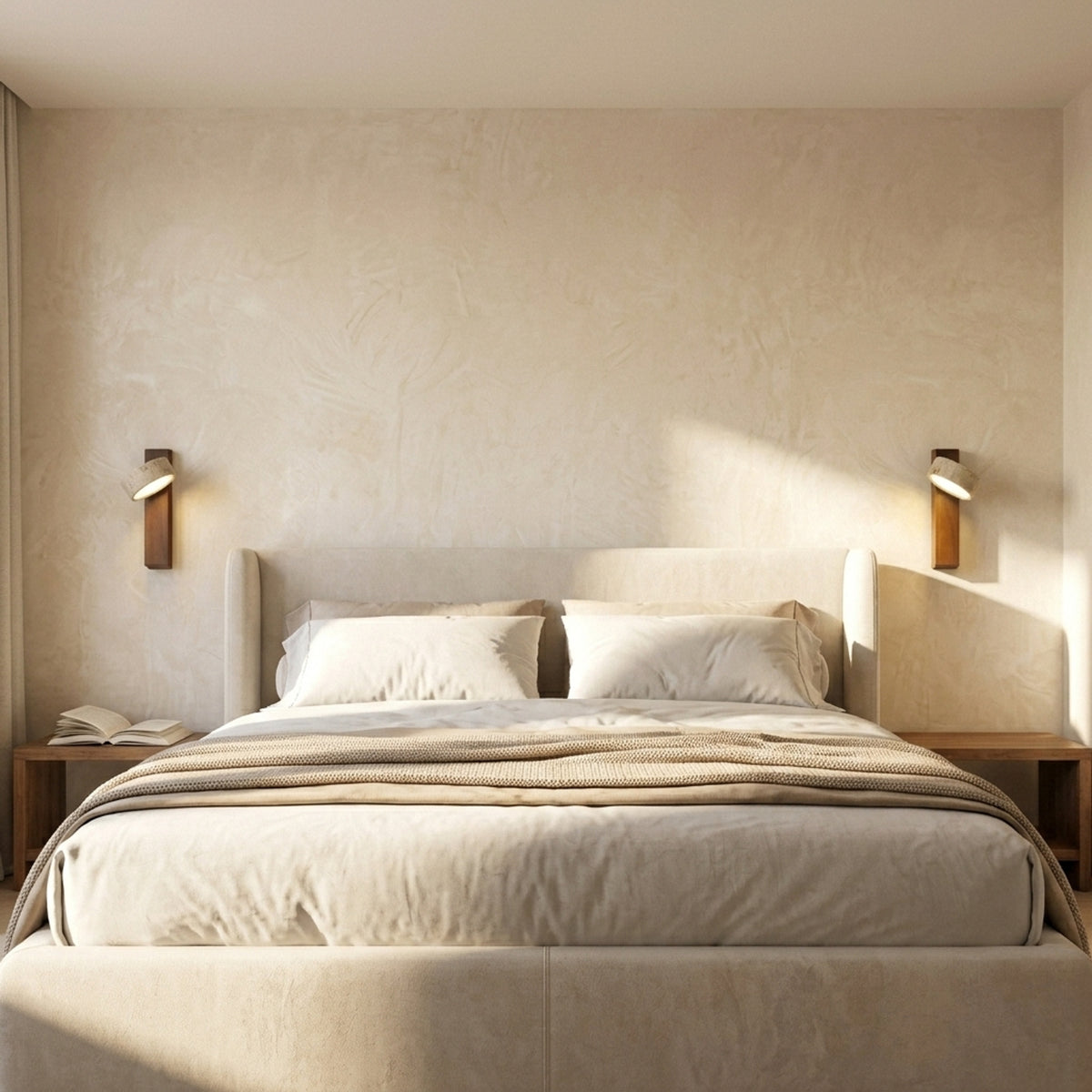 Natural Stone And Adjustable Wall Sconce With Angled Head - Image 6