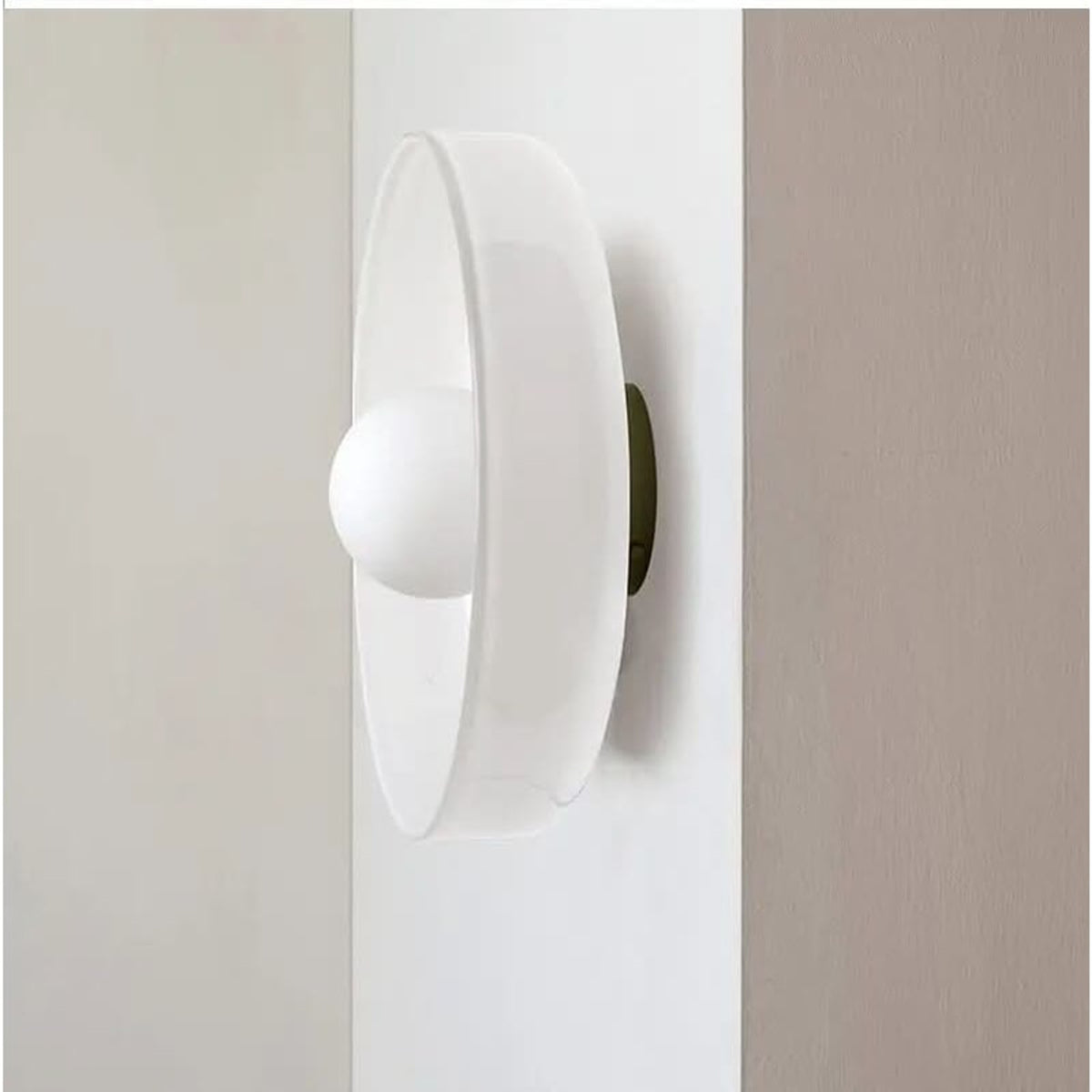 Nordic Glass Ceiling Lamp With Disc Shade - Image 7