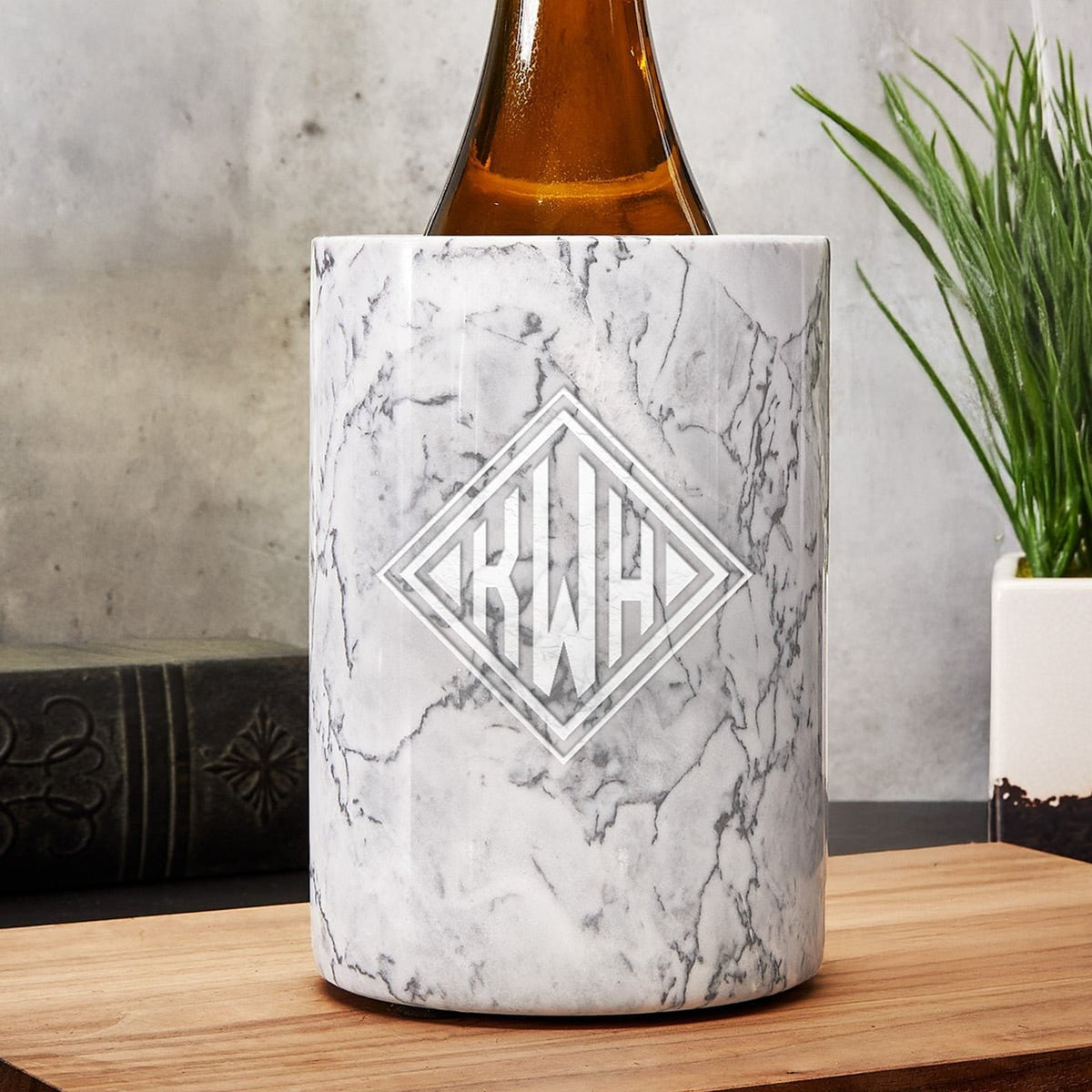 Personalized Marble Wine Chiller With Custom Design - Image 8