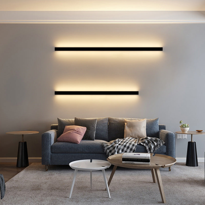 Linear LED Wall Lamp with Dimmable Back Glow