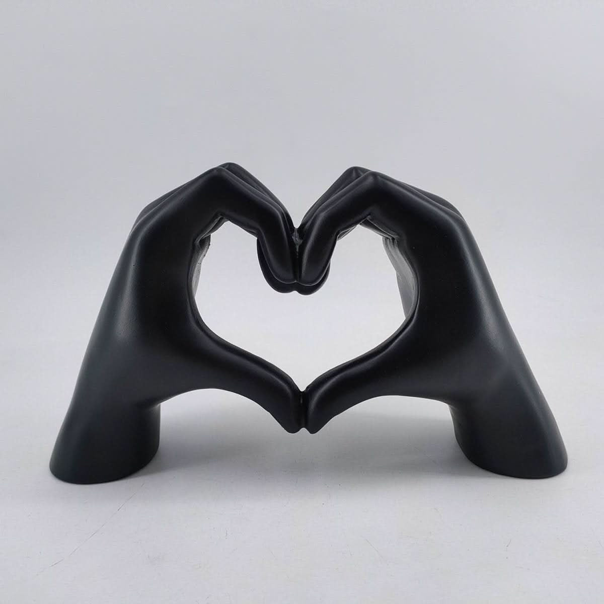 Resin Decorative Figurine Heart Hands Sculpture - Image 6