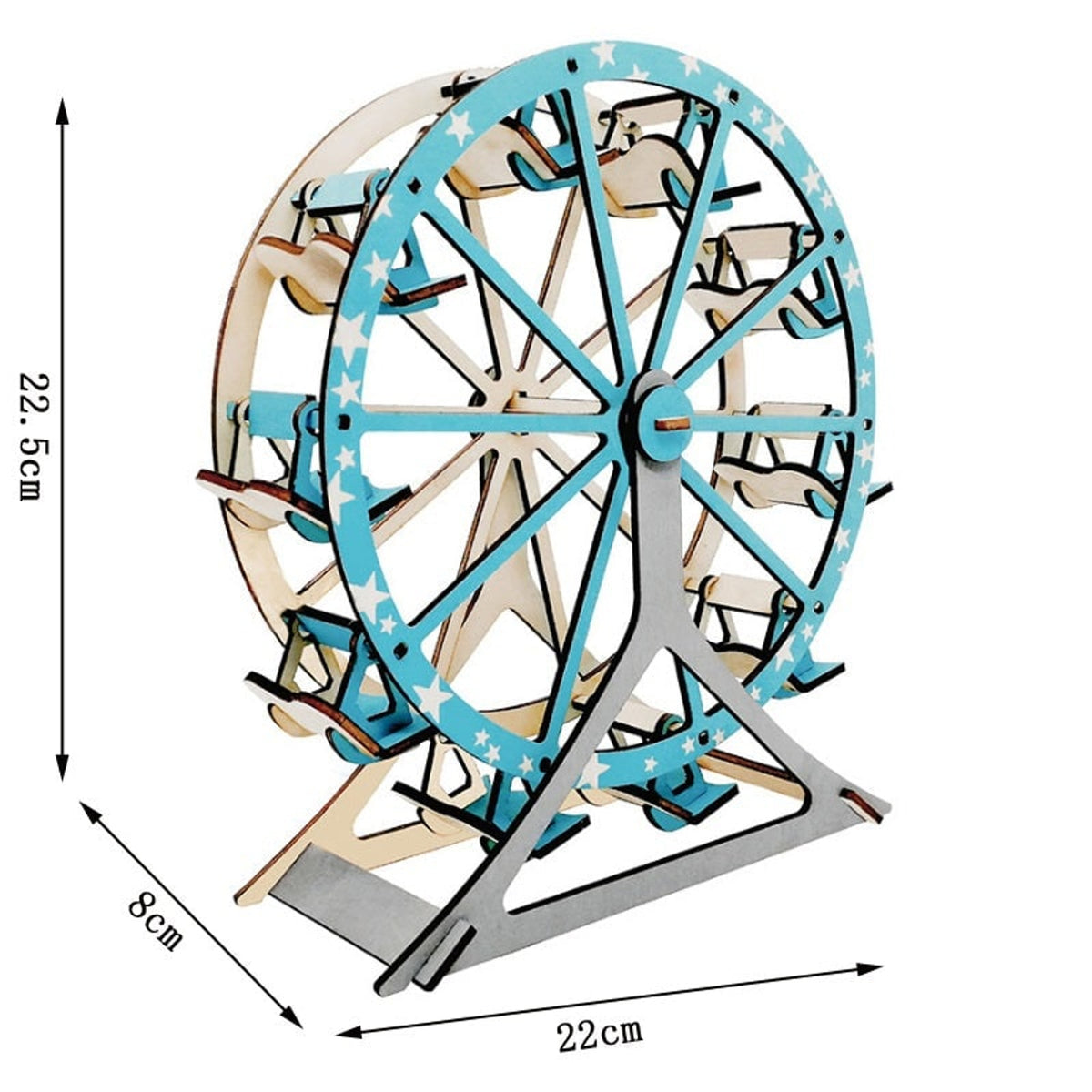 Retro 3D Wooden Puzzle Diy Model Kit For Adults And Teens - Image 16