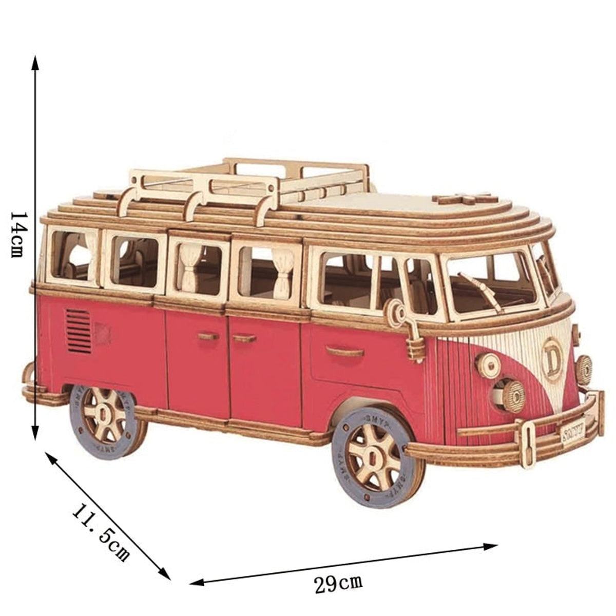 Retro 3D Wooden Puzzle Diy Model Kit For Adults And Teens - Image 6