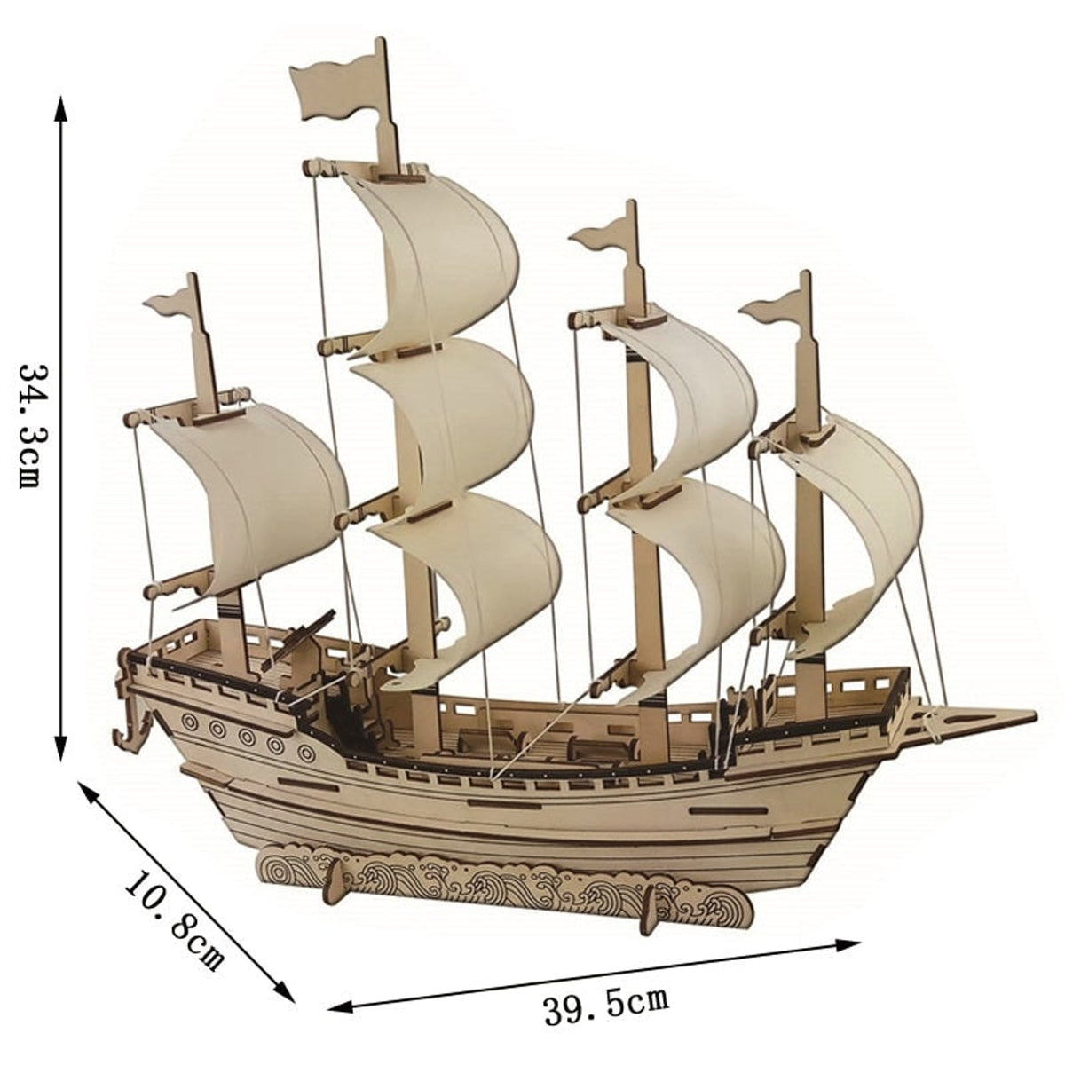Retro 3D Wooden Puzzle Diy Model Kit For Adults And Teens - Image 8