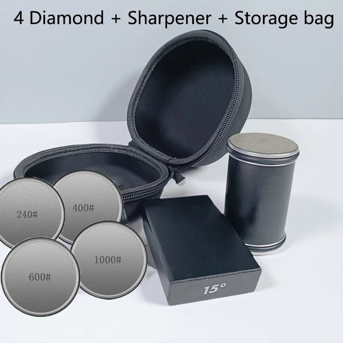 Rolling Knife Sharpener With Dual-Angle Options And Magnetic Storage Bar - Image 7
