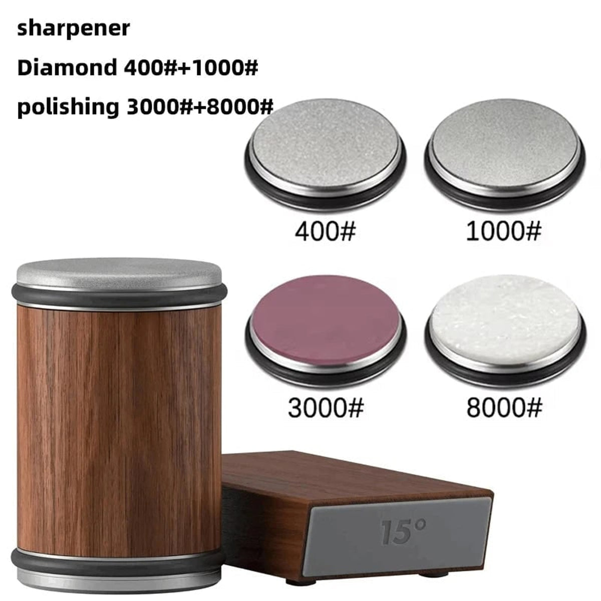 Rolling Knife Sharpener With Dual-Angle Options And Magnetic Storage Bar - Image 14