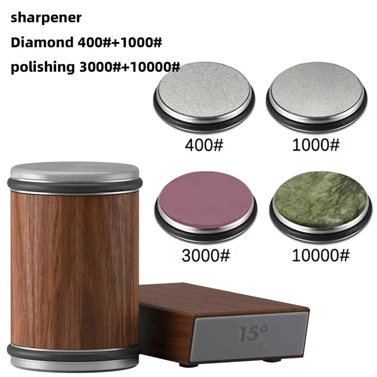 Rolling Knife Sharpener With Dual-Angle Options And Magnetic Storage Bar - Image 10