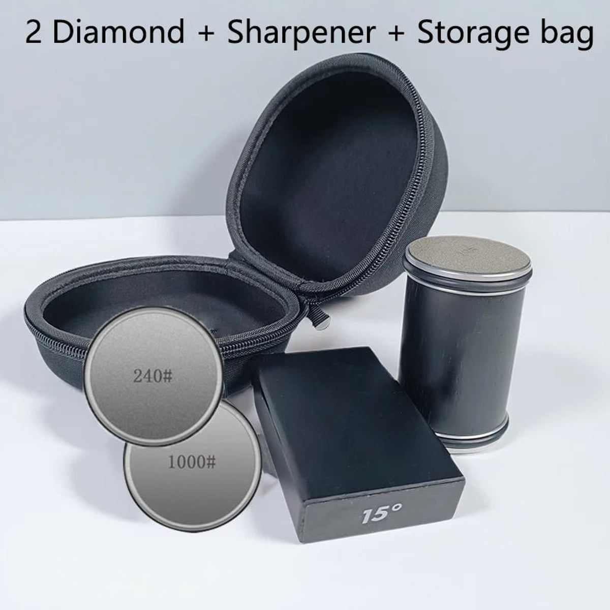 Rolling Knife Sharpener With Dual-Angle Options And Magnetic Storage Bar - Image 8