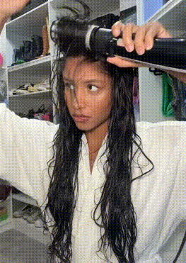 Rotating Hair Dryer Styler With Three Heat Settings And Volumizing Brush - Image 9