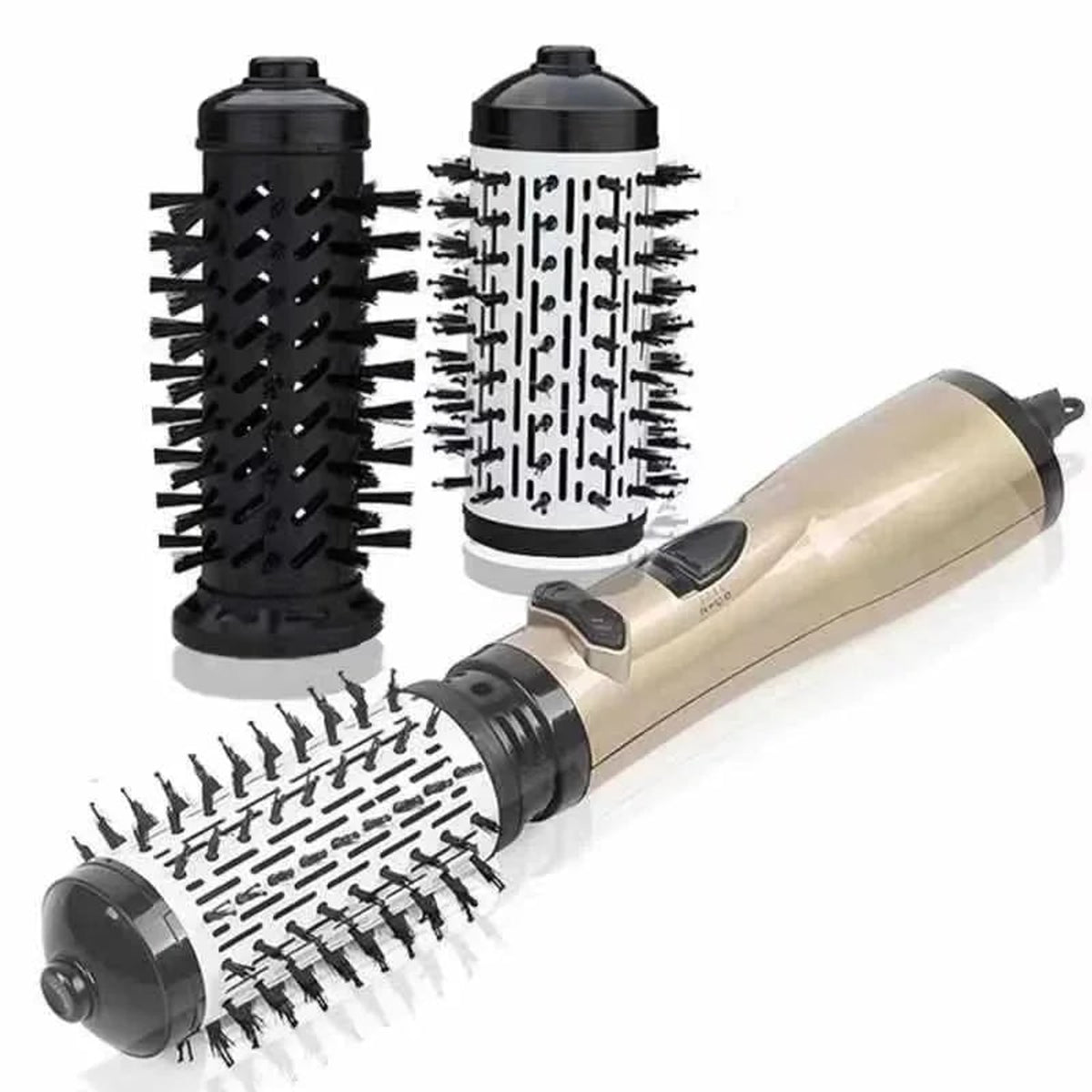 Rotating Hair Dryer Styler With Three Heat Settings And Volumizing Brush - Image 3