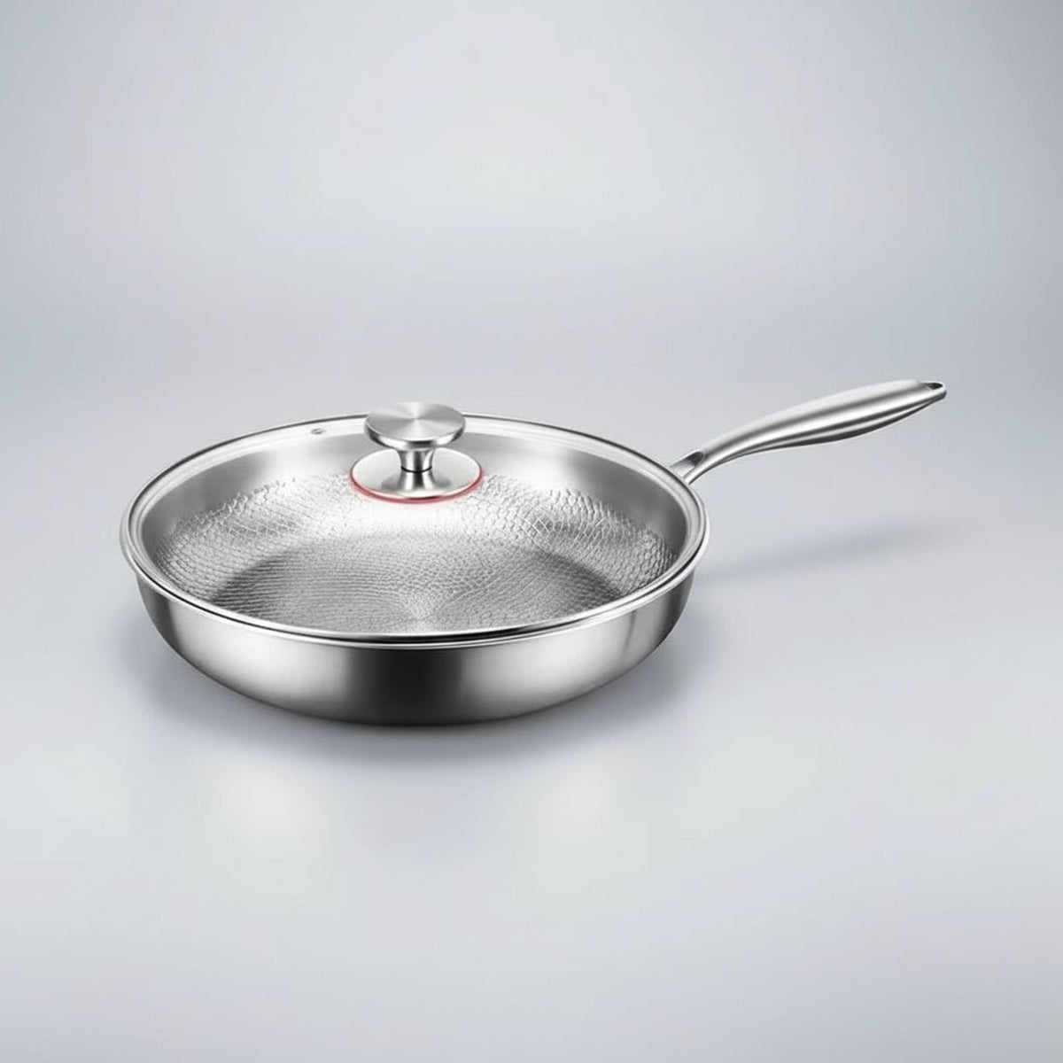 Titanium Frying Pan Hammered Non-Stick Skillet For Induction Cooktops And Everyday Cooking - Image 6