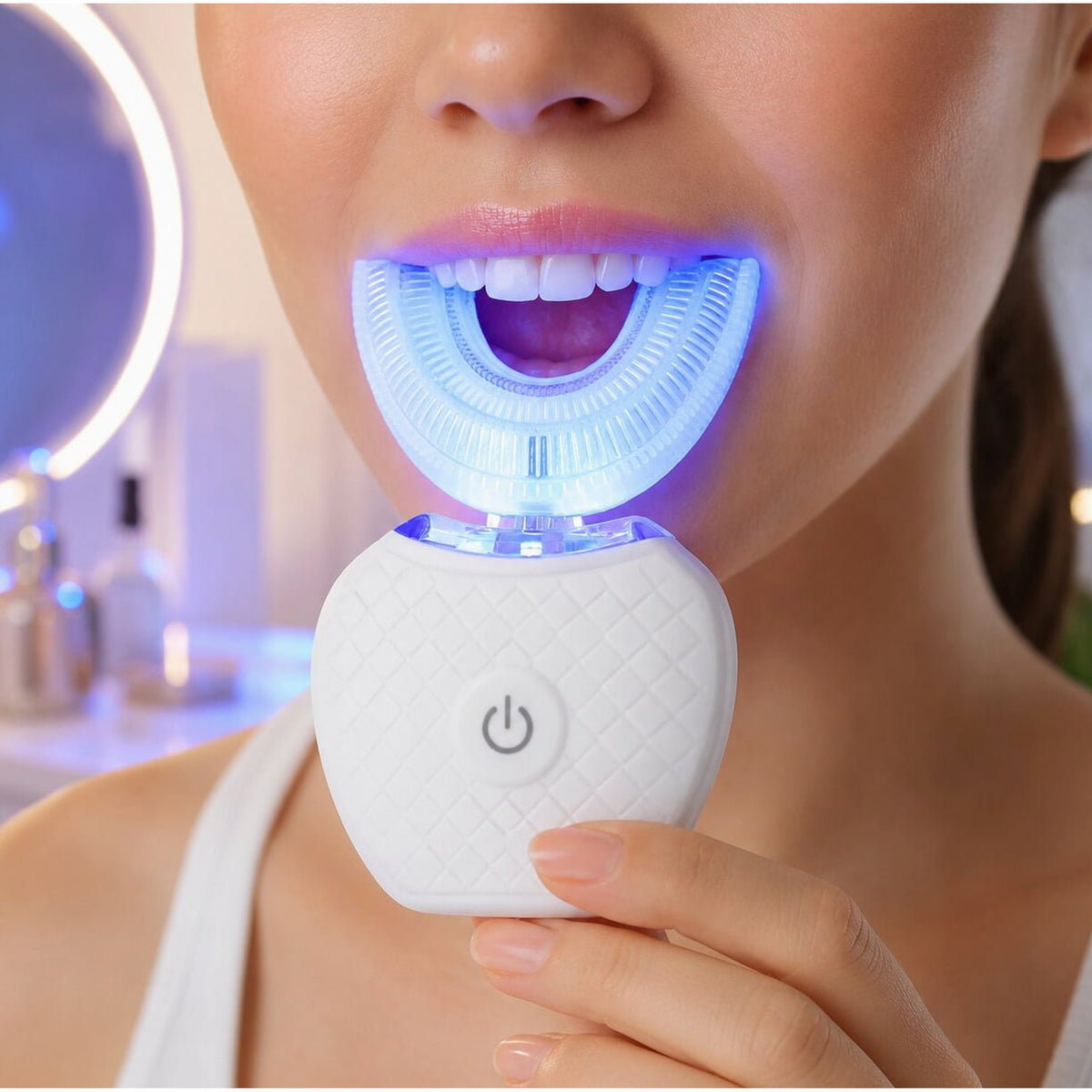Ultravalon U Shaped Electric Toothbrush With Ultrasonic 360-Degree Cleaning Rechargeable For Adults - Image 8
