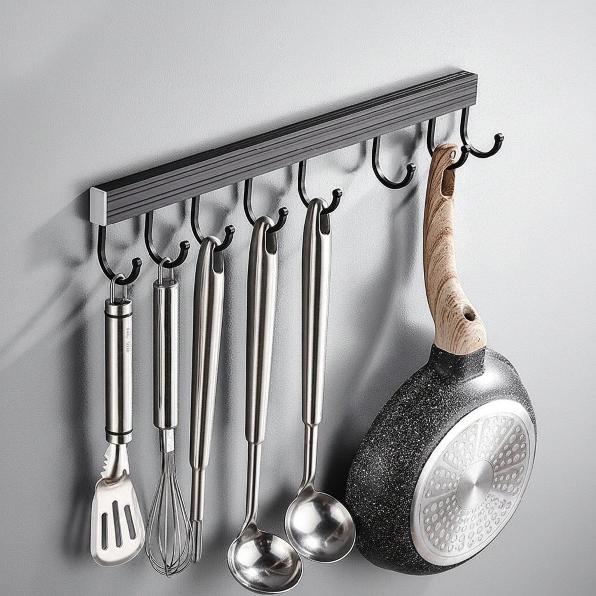 Wall Hook Organizer For Cutting Boards And Kitchen Utensils Space-Saving Wall Mount Storage - Image 8