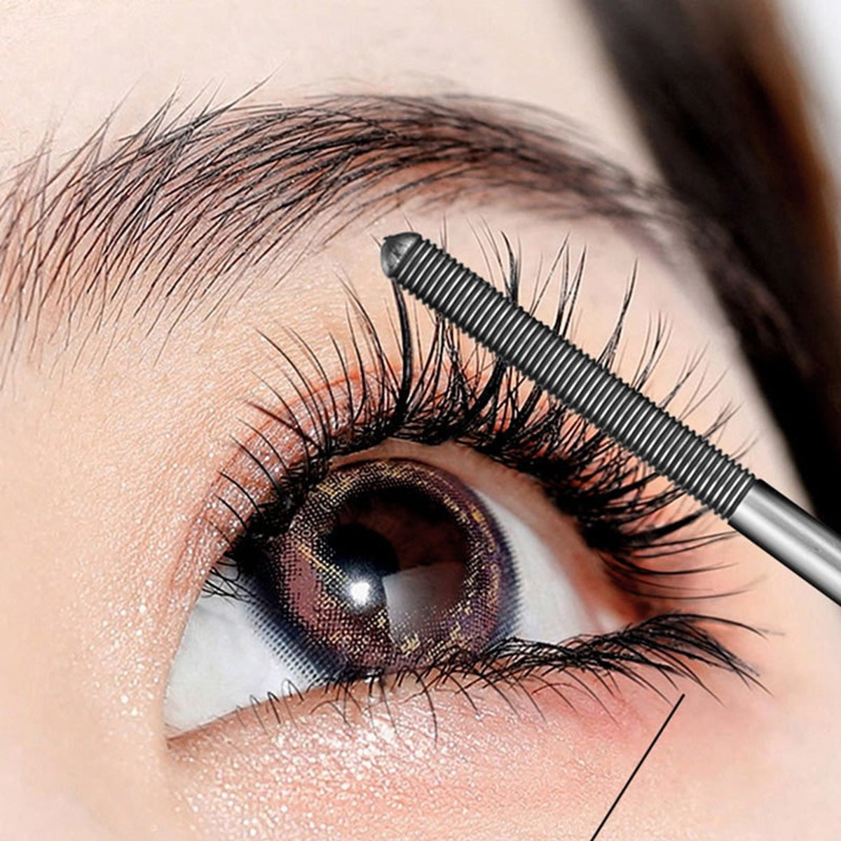 Waterproof 3D Curling Fiber Mascara With Metal Brush For Volume Lift And Length - Image 8