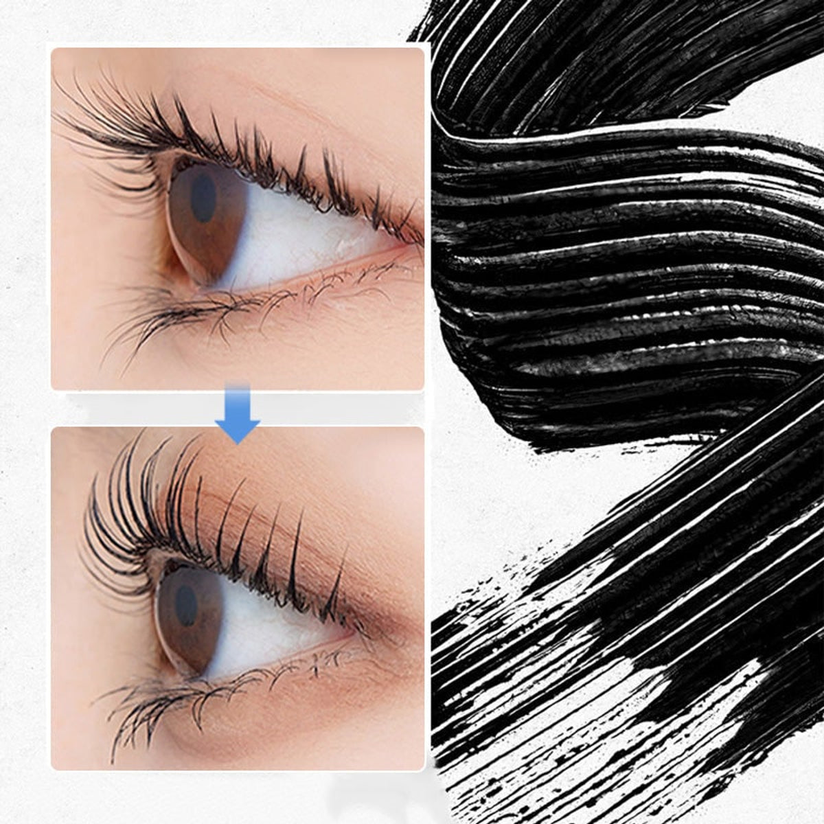 Waterproof 3D Curling Fiber Mascara With Metal Brush For Volume Lift And Length - Image 7
