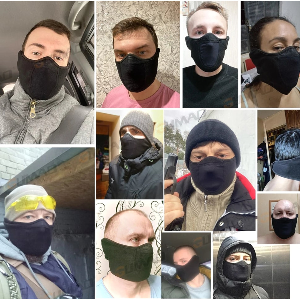 Windproof Fleece Face Mask For Outdoor Activities - Image 9