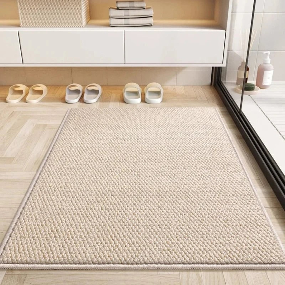 Woven Non-Slip Door Mat With Absorbent Fabric - Image 7