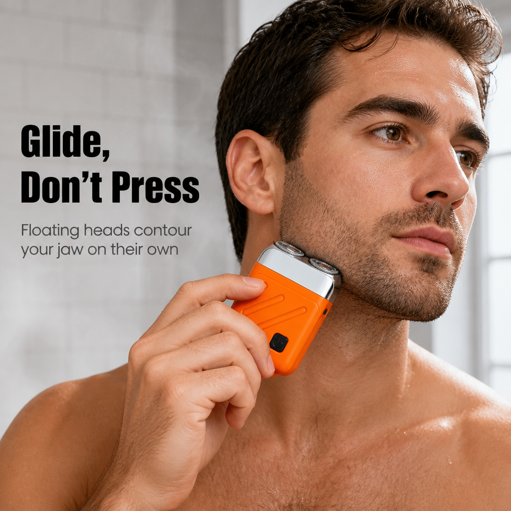 Portable Cube Pocket Shaver With Dual Rotary Heads - Variant Image